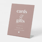 ミニマモダンリストQuinceaeneraカードとギフト 台座サイン (正面)