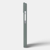 ミニマモダンリストSage GreenカスタムロゴQRコード Case-Mate iPhoneケース (裏面 / 左)