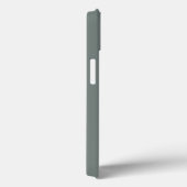 ミニマモダンリストSage GreenカスタムロゴQRコード Case-Mate iPhoneケース (裏面 / 右)