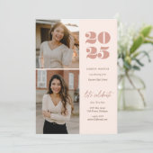 ミニマモダンリストSoaring Grad 2写真 | ピンク 招待状 (スタンド正面)