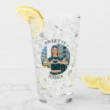 ミニマモダンリストSweet 16誕生日サークル写真