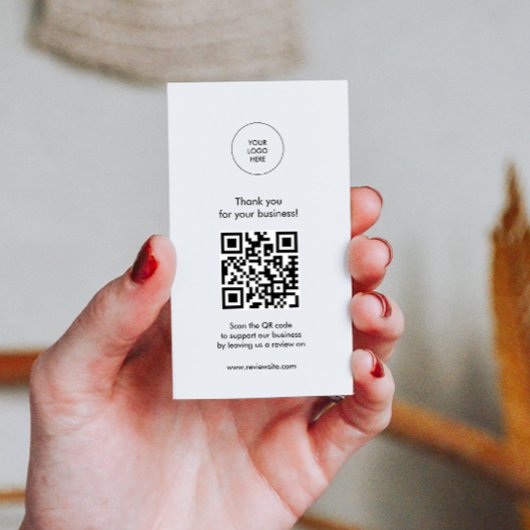 ミニマモダンリストThank You Review 名刺