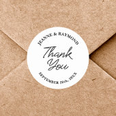 ミニマモダンリス結婚トのお願い ラウンドシール