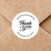 ミニマモダンリス結婚トのお願い ラウンドシール