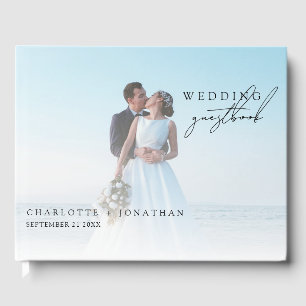 ミニマモダンリス結婚トの写真ブースのゲストブック ゲストブック