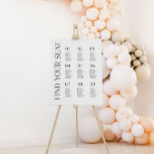 ミニマモダンリス結婚トの座席表ポスター ポスター