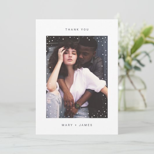 ミニマモダンリス結婚ト感謝状 サンキューカード (スタンド正面)