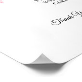 ミニマモダンリス離れトのレシピブライダルシャワー ポスター (角)