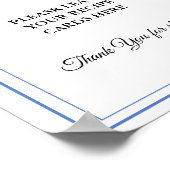 ミニマモダンリス離れトのレシピブライダルシャワー ポスター (角)