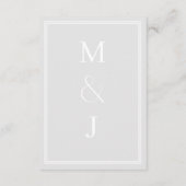 ミニマモダンリズムのエンクロージャカード エンクロージャーカード (裏面)