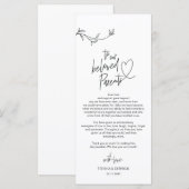 ミニマモダンリズム場所設定サンキューカード プログラム (正面/裏面)