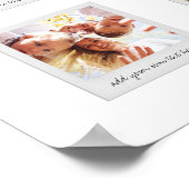 ミニマモダンリパーソナライズされたアル4枚 ポスター (角)