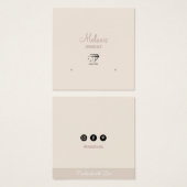 ミニマモダンリミニマルデザインイヤリングホルダー (正面&裏面)