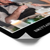 ミニマモダンリ結婚アルの写真 – 色の選択 –  ポスター (角)