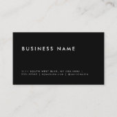 ミニマモダンルなビジネス複数日付 予約カード (正面)