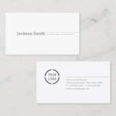 ミニマモダンルグレイカスタムプロフェッショナル事業 名刺 (正面/裏面)