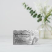 ミニマモダンルシンプルプロフェッショナル写真 名刺 (スタンド正面)