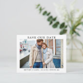 ミニマモダンルシンプル救のDate写真 ポストカード (スタンド正面)