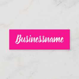 ミニマモダンルピシンプルンクトレンディーロイヤリティカード スキニー名刺