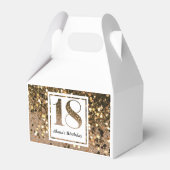 ミニマモダンルフェイク金ゴールドグリッター18歳 フェイバーボックス (裏面サイド)