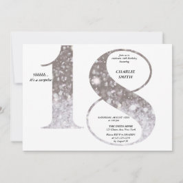 ミニマモダンルフェイク金ゴールドグリッター70歳 招待状