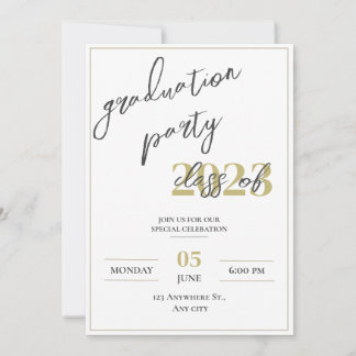 ミニマモダンル卒業党 招待状