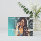 ミニマモダンル卒業写真 ポストカード (スタンド正面)