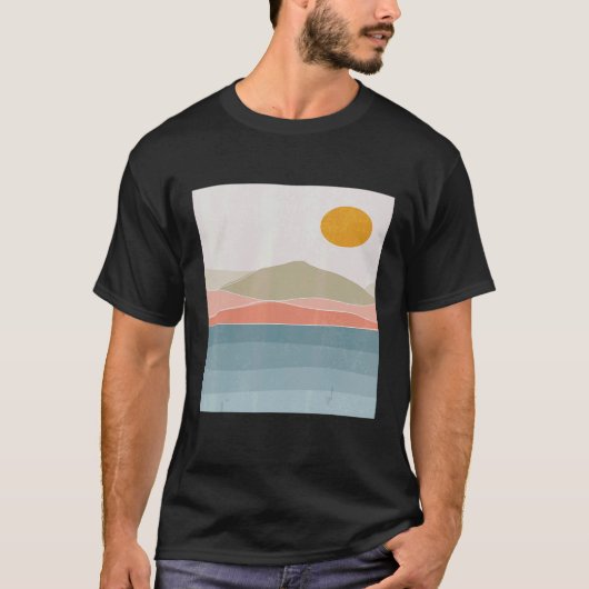 ミニマモダンル山コンテンポラリーの美学 Tシャツ (正面)