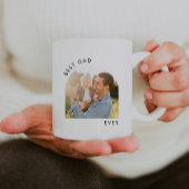 ミニマモダンル最高のパパの父の日の贈り物 コーヒーマグカップ