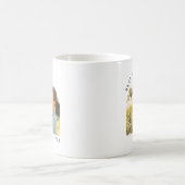 ミニマモダンル最高のパパの父の日の贈り物 コーヒーマグカップ (中央)