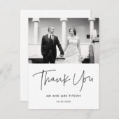 ミニマモダンル結婚主義の写真 サンキューカード (正面/裏面)