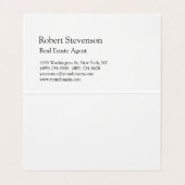 ミニマモダン実在リスト 名刺 (内部フラット)