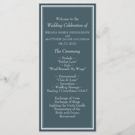 ミニマモダン縁どルブルー結婚ズ プログラム