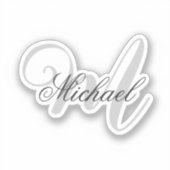 ミニマモノグラムのリスト平野モダン シール (正面)