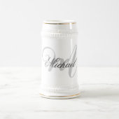 ミニマモノグラムのリスト平野モダン ビールジョッキ (中央)