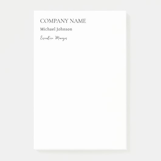 ミニマユニークモダンプロフェッショナルシック ポストイット (正面)