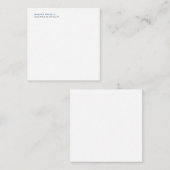 ミニマユニークモダンリストの名業 ノートカード (正面/裏面)