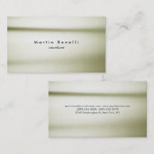 ミニマユニークモダンリスト平野シンプル 名刺 (正面/裏面)