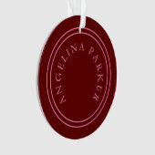 ミニマユニークモダンリスト平野 オーナメント (正面)