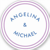 ミニマユニークモダンリスト平野 シール (正面)