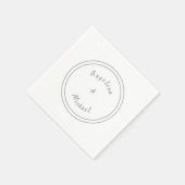 ミニマユニークモダンリスト平野 スタンダードカクテルナプキン (角)