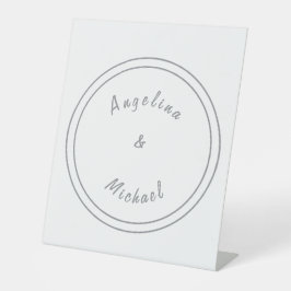 ミニマユニークモダンリスト平野 台座サイン