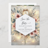 ミニマユニークリストのメイスン結婚ジャー セーブザデート (正面/裏面)