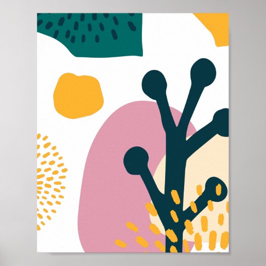 ミニマユニークリストデザイン ポスター (正面)