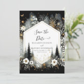 ミニマユニークリスト・エンチャント結婚ド・フォレスト セーブザデート (スタンド正面)