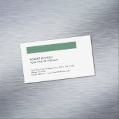 ミニマユニークリ標準サモダンイズ白黒 マグネット名刺 (インサイチュ)