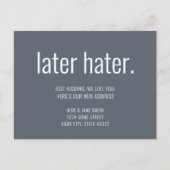 ミニマリおもしろいズムの後の我々の動き ポストカード (正面)