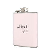 ミニマリエレガントスト·スクリプトパーソナライズされた名 フラスク (左)