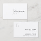 ミニマリエレガントスモダントテンプレート 名刺 (正面/裏面)