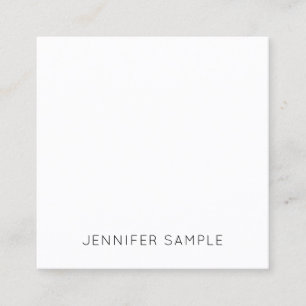 ミニマリエレガントスモダントデザインテンプレート スクエア名刺
